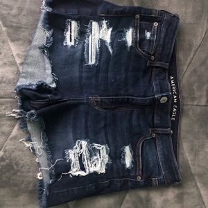 American Eagle Hi-rise shortie shorts